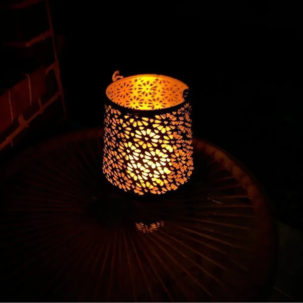Pier One Black Metal Candle Lantern